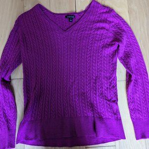 Ribbed V-Neck Sweater